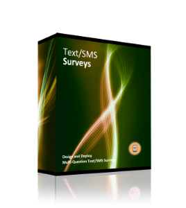 Create text surveys for customer satisfaction polls. 